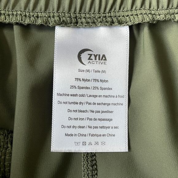 Zyia Active Everywhere Pants Olive Green - Size: Medium - Picture 4 of 6